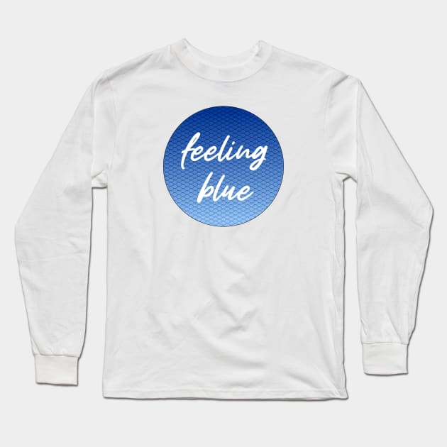 feeling blue Long Sleeve T-Shirt by lr_venus